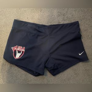 Nike USA Weightlifting spandex shorts